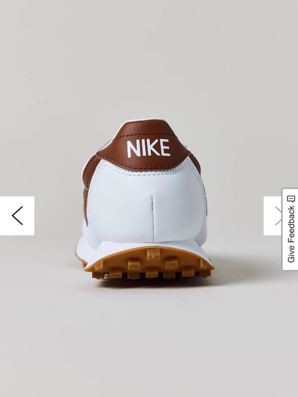 Nike Women’s Sneaker White & Brown size 7 NEW NWT - Picture 5 of 5